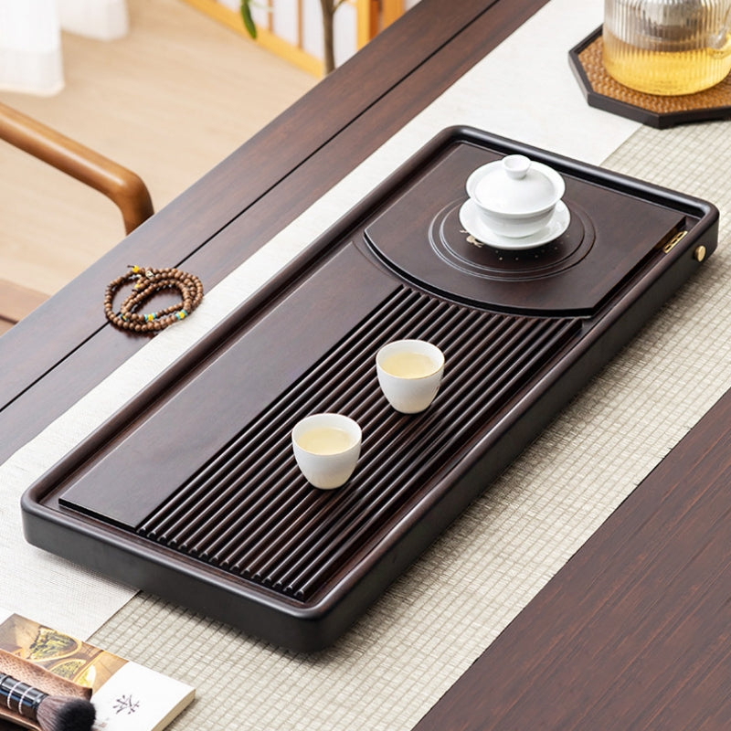 Solid Wooden Tea Tray with Drainage|Gong fu Tea Tray - TeaCeremonyLife