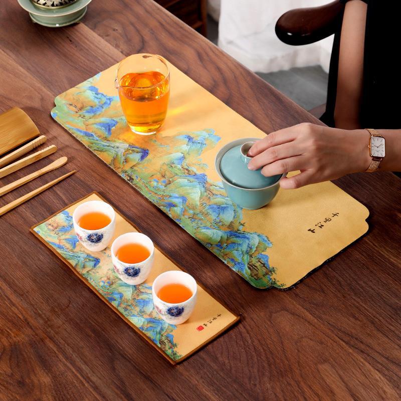 Chinese Fabric Tea Towel Pad|Kung Fu Tea Accessories|Thicker Insulation Pad for Teapots - TeaCeremonyLife