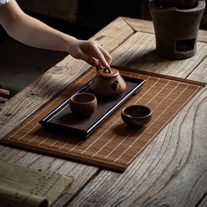 Bamboo Tea Table Mat|Tea Table Runner|Tea Accessories - TeaCeremonyLife