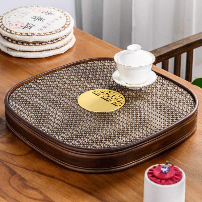 China Natural Solid Wood Tea Tray with Drainage - TeaCeremonyLife