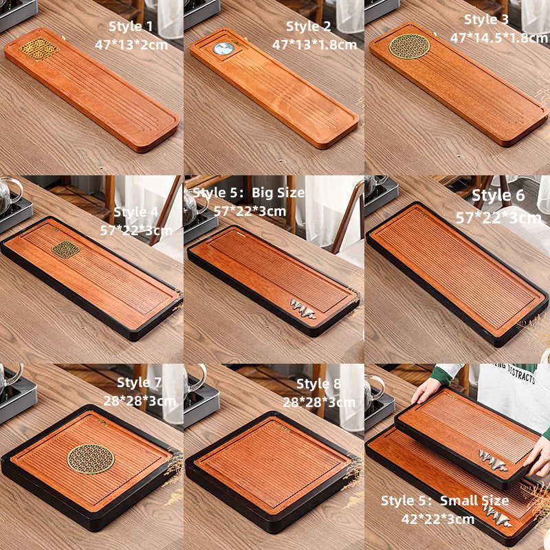 Chinese Tea Tray with Drainage|Kung Fu tea Tray - TeaCeremonyLife