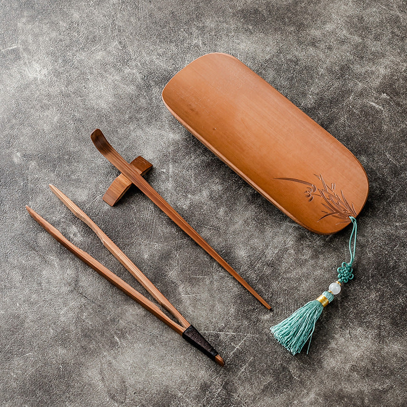 Natural Bamboo Tea Spoon Tea Ceremony Set|Bamboo Tea Accessories - TeaCeremonyLife