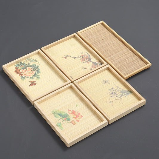 Chinese Bamboo Tea Tray|Service Tray|Kitchen Storage Tray|Storage Tray|Home Decor