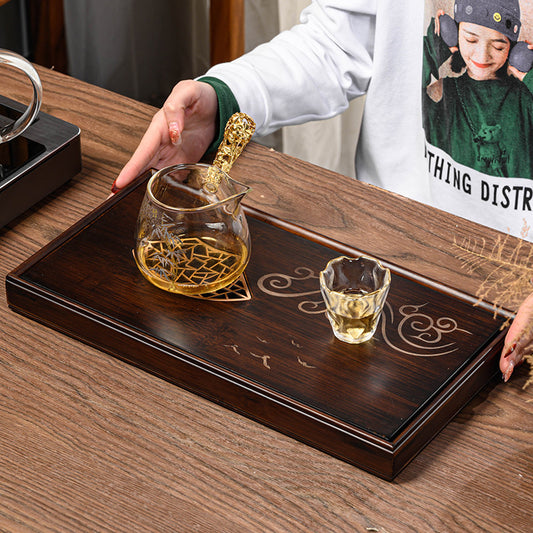 Bamboo Gong Fu Tea Tray with Water Storage|Chinese Kung Fu Tea Tray - TeaCeremonyLife