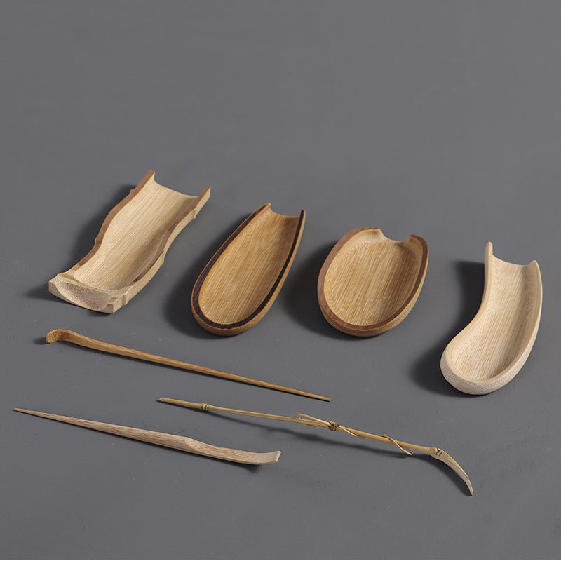 Natural Bamboo Tea Spoon Tea Ceremony Set|Bamboo Tea Accessories - TeaCeremonyLife