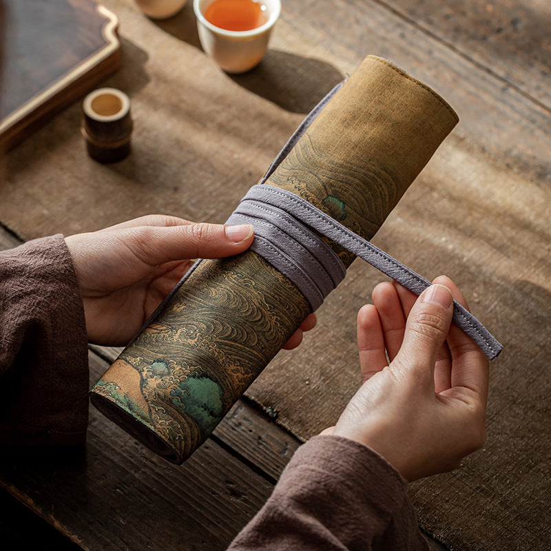 Natural Bamboo Tea Spoon with Bag|Tea Ceremony Set|Bamboo Tea Accessories - TeaCeremonyLife