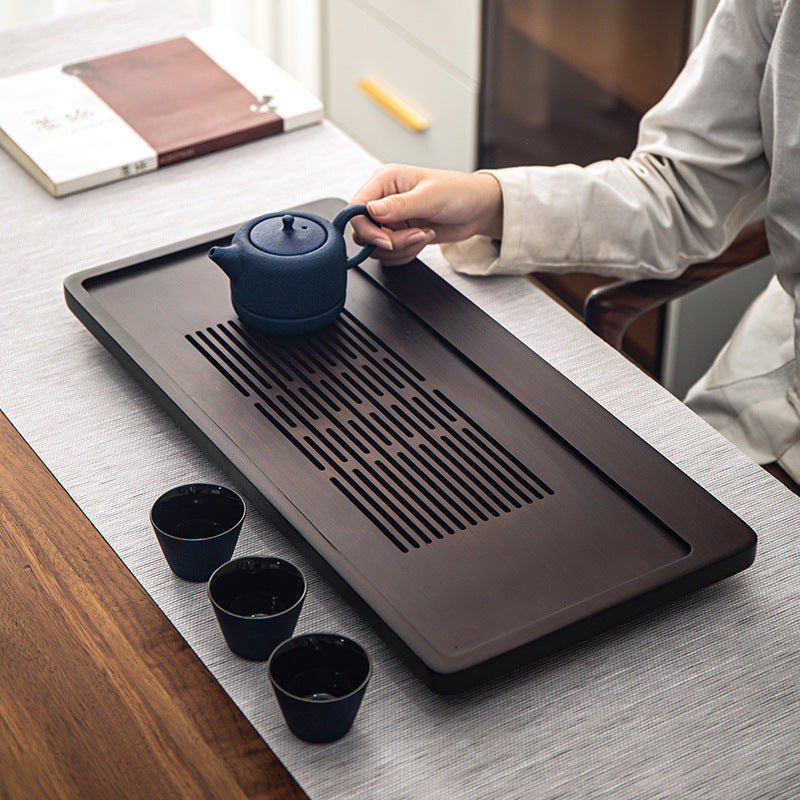 Bamboo Gong Fu Tea Tray With Drainage|Tea Ceremony Tray - TeaCeremonyLife