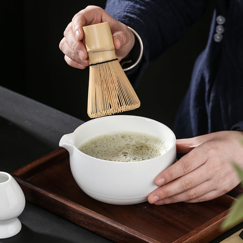 Ceramic Matcha Tea Set with Spout|Japanese Tea Set - TeaCeremonyLife