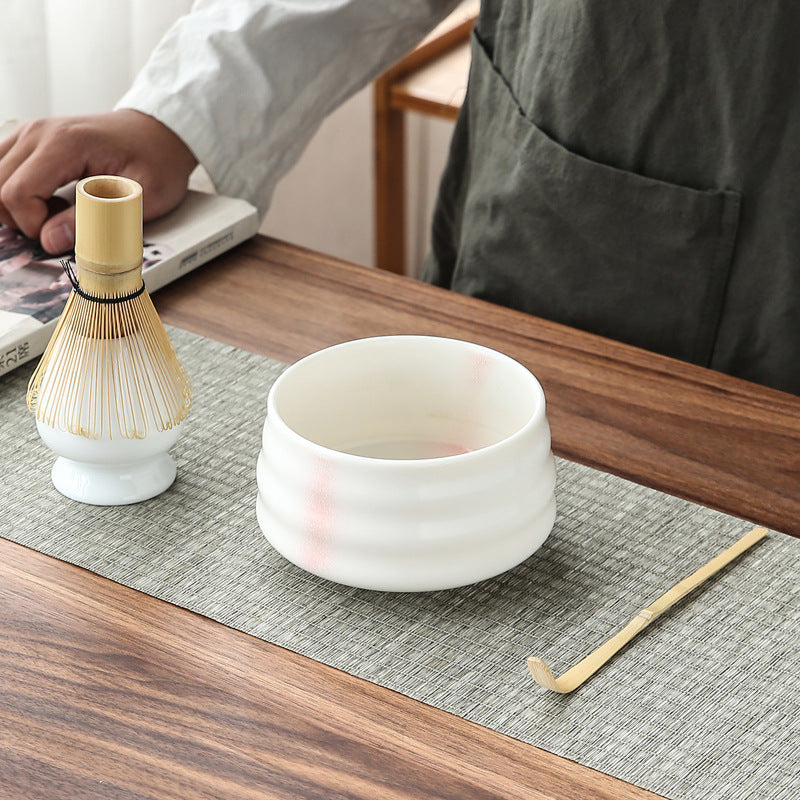 Ceramic Matcha Sets with Bamboo Whisk|Japanese Matcha Tea Set - TeaCeremonyLife