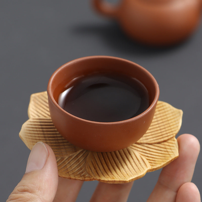 Chinese Wooden Tea Coasters|Coffee Coasters|Tea Accessories - TeaCeremonyLife