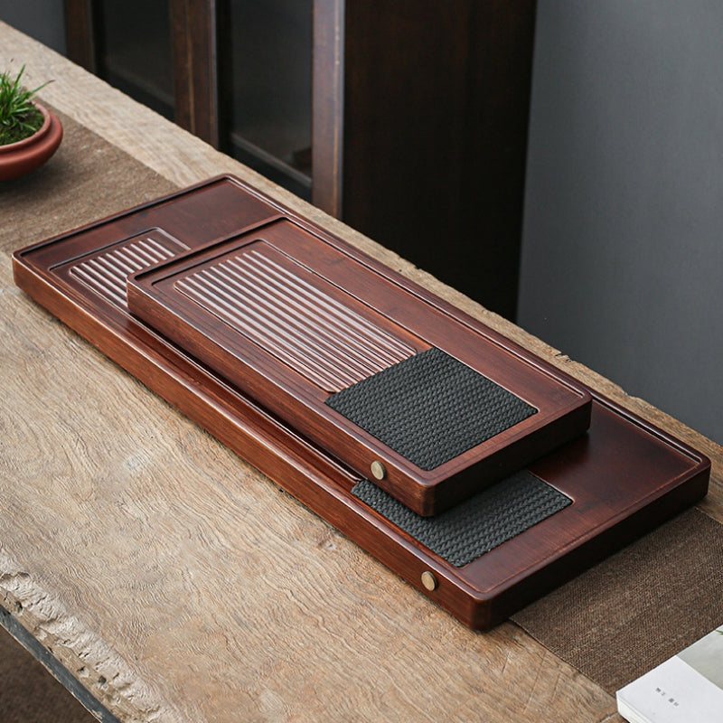 Wood Tea Tray with Drainage|Chinese Gong Fu Tea Tray - TeaCeremonyLife