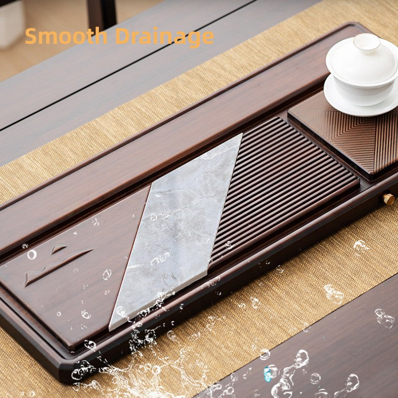 Wooden Tea Tray With Drainage|Chinese Kung Fu Tea Tray - TeaCeremonyLife