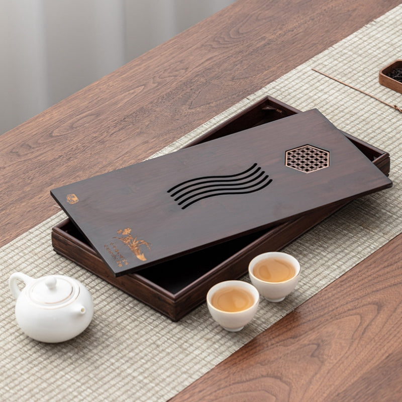 Bamboo Gong Fu Tea Tray with Water Storage - TeaCeremonyLife