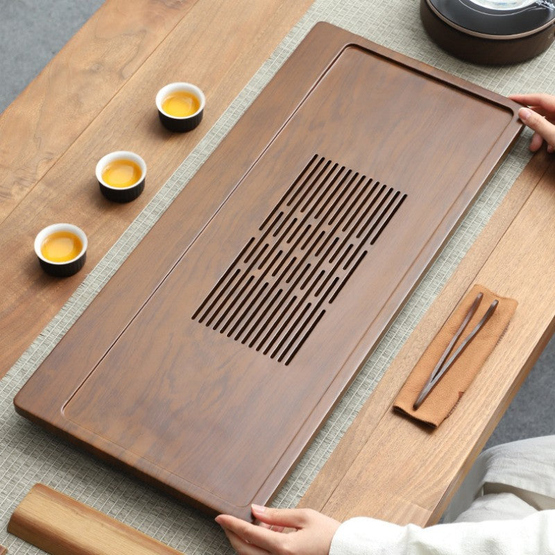 Chinese Wooden Tea Tray with Drainage|Gong Fu Tea Tray - TeaCeremonyLife