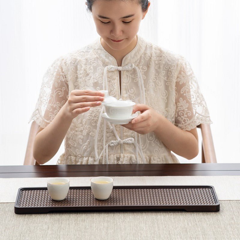 Chinese Bamboo Tea Tray|Serving Trays|Tea Table - TeaCeremonyLife