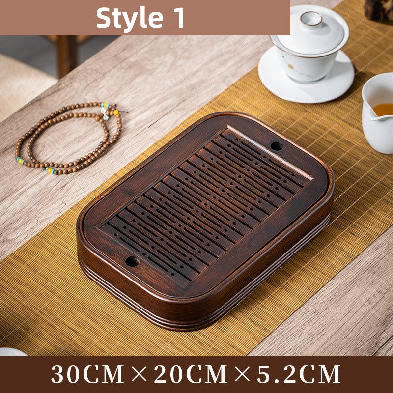 Chinese Wood Gong Fu Tea Tray with Drainage - TeaCeremonyLife