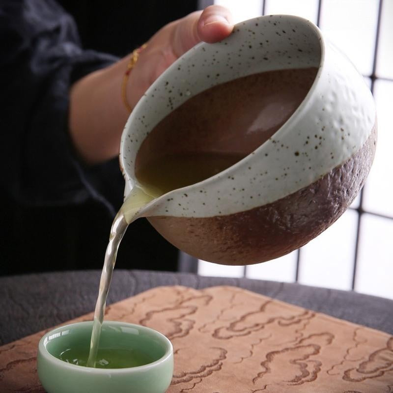 Ceramic Matcha Tea Set with Bamboo Whisk|Bowl with Spout - TeaCeremonyLife