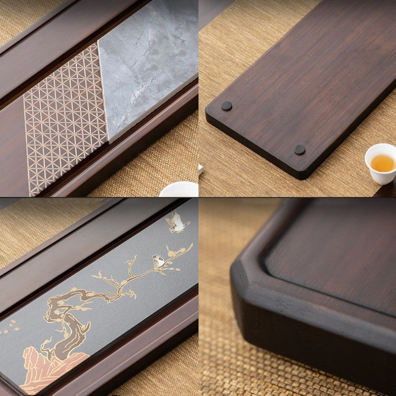 Wooden Tea Tray With Drainage|Chinese Kung Fu Tea Tray - TeaCeremonyLife