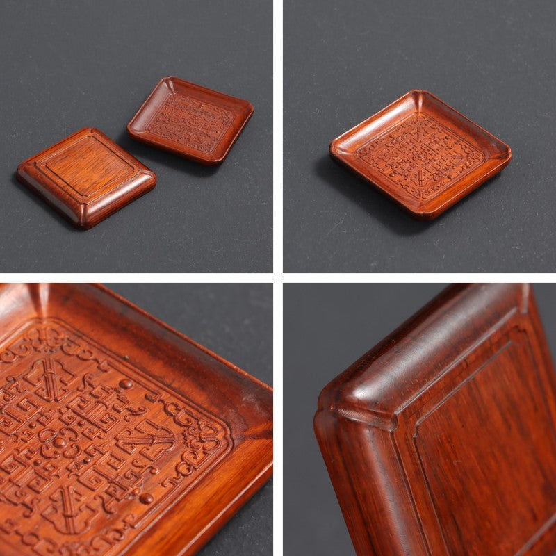 Chinese Wooden Tea Coasters|Coffee Coasters|Tea Accessories - TeaCeremonyLife