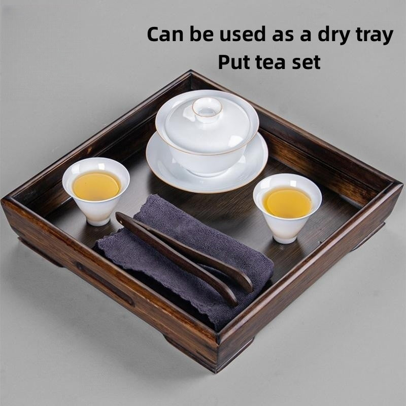 Chinese Bamboo Gong Fu Tea tray With Drainage - TeaCeremonyLife