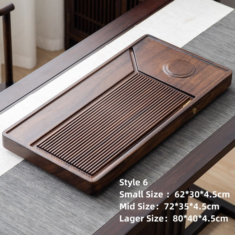 Solid Wood Tea Tray Drainage|Chinese Gong Fu Tea Tray - TeaCeremonyLife