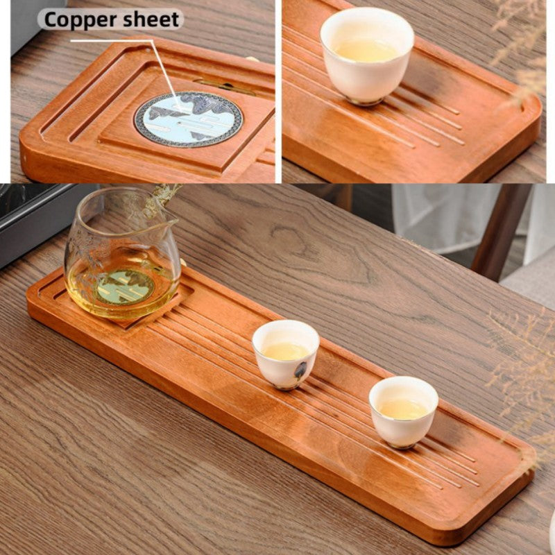 Chinese Tea Tray with Drainage|Kung Fu tea Tray - TeaCeremonyLife