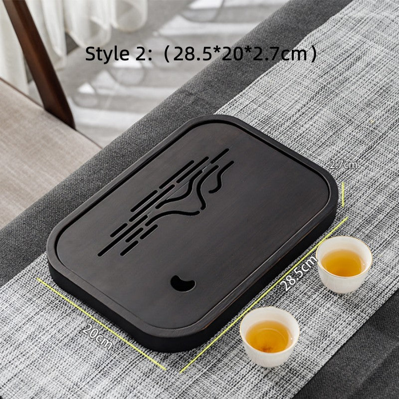 Chinese Wooden Tea Tray with Drainage|Gong Fu tea Tray - TeaCeremonyLife