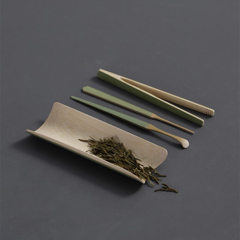 Bamboo Tea Spoon Tea Ceremony Set|Bamboo Tea Accessories - TeaCeremonyLife