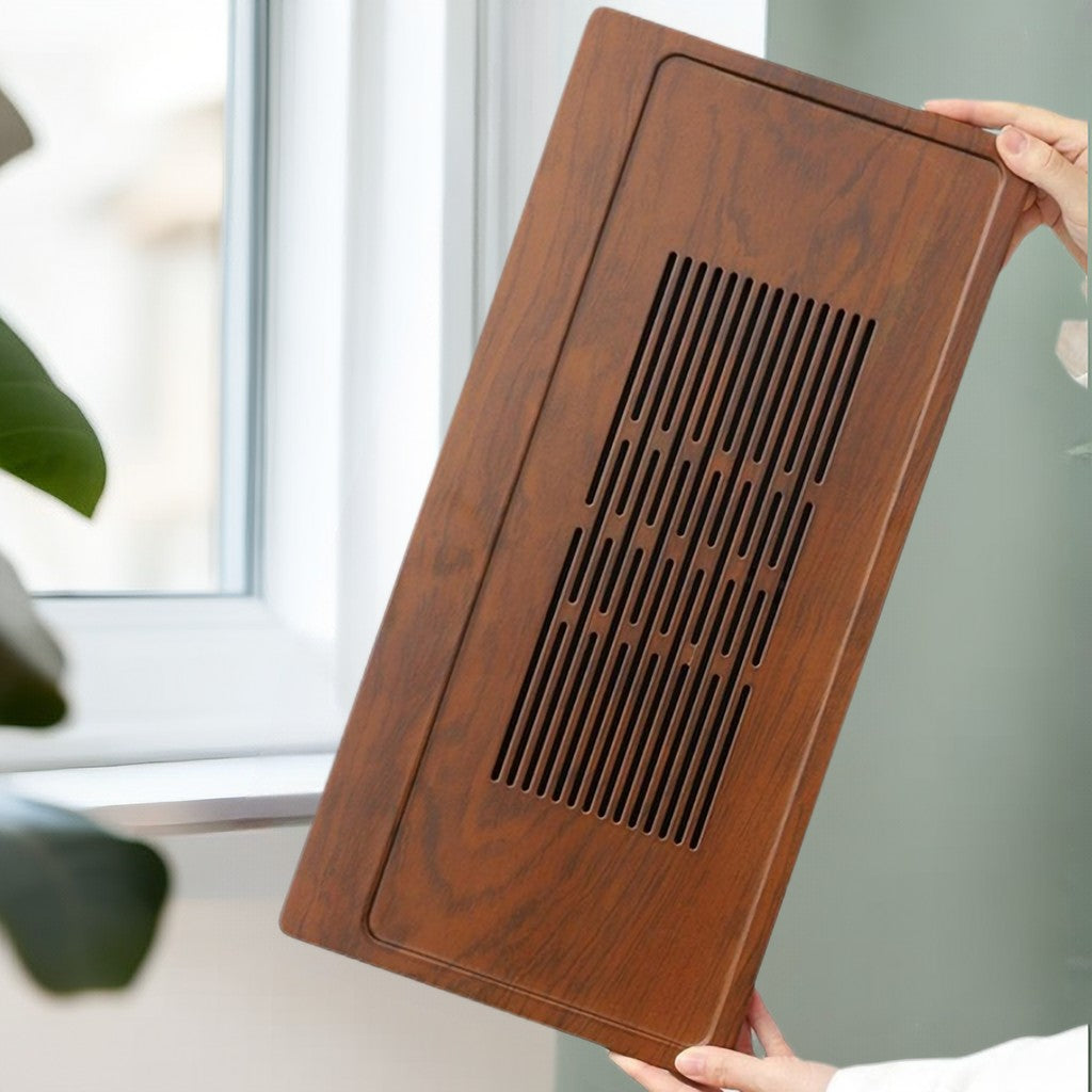 Chinese Wooden Tea Tray with Drainage|Gong Fu Tea Tray - TeaCeremonyLife