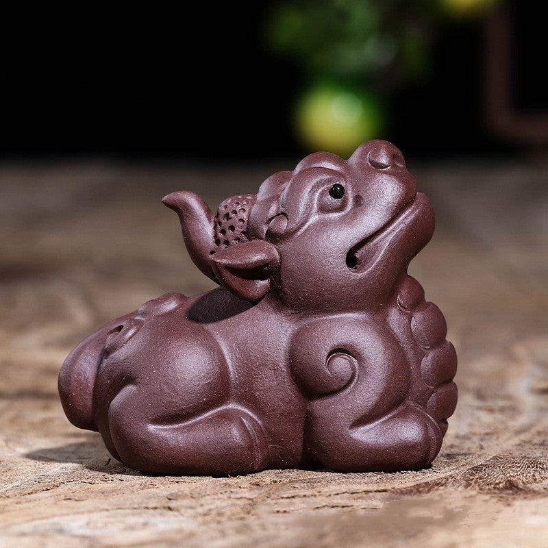 Purple Clay Tea Pet Pixiu|Tea Accessories|Home Decor