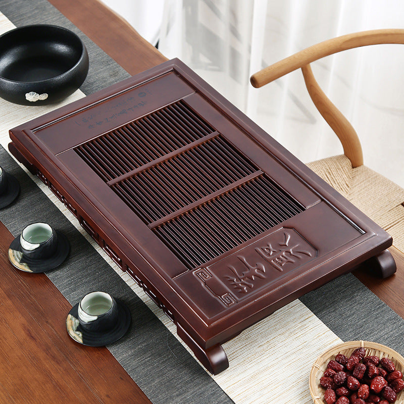 Bamboo Gong Fu Tea Tray with Deainage|Chinese Kung Fu Tea Tray - TeaCeremonyLife