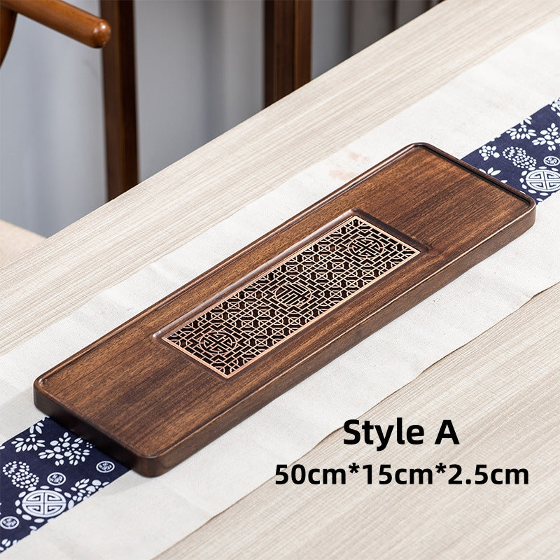 Wood Tea Tray with Drainage|Chinese Gong Fu Tea Tray - TeaCeremonyLife