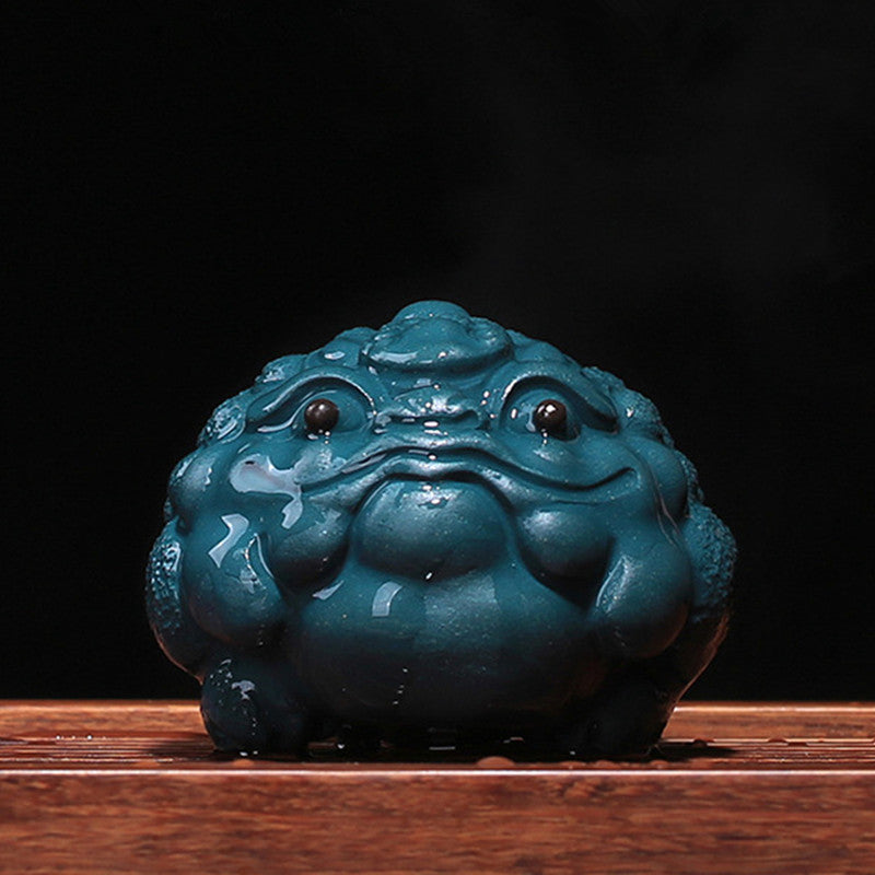 Ceramic Tea Pet Toad/Tea Accessories - TeaCeremonyLife