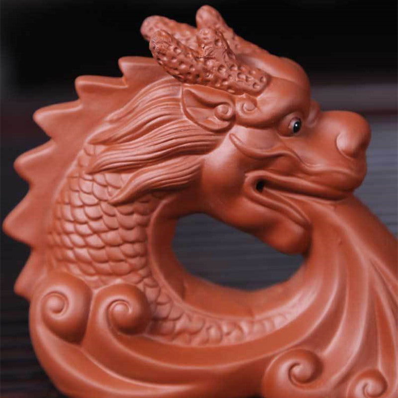 Purple Clay Tea Pet Dragon|Tea Accessories