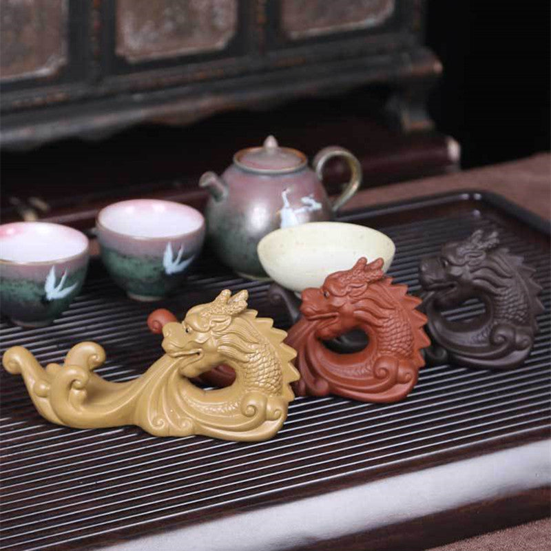 Purple Clay Tea Pet Dragon|Tea Accessories