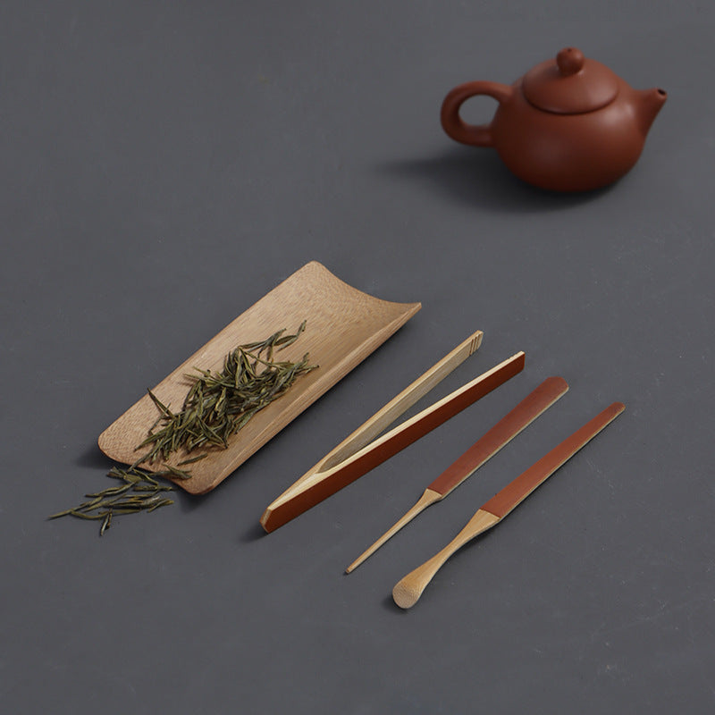 Bamboo Tea Spoon Tea Ceremony Set|Bamboo Tea Accessories - TeaCeremonyLife