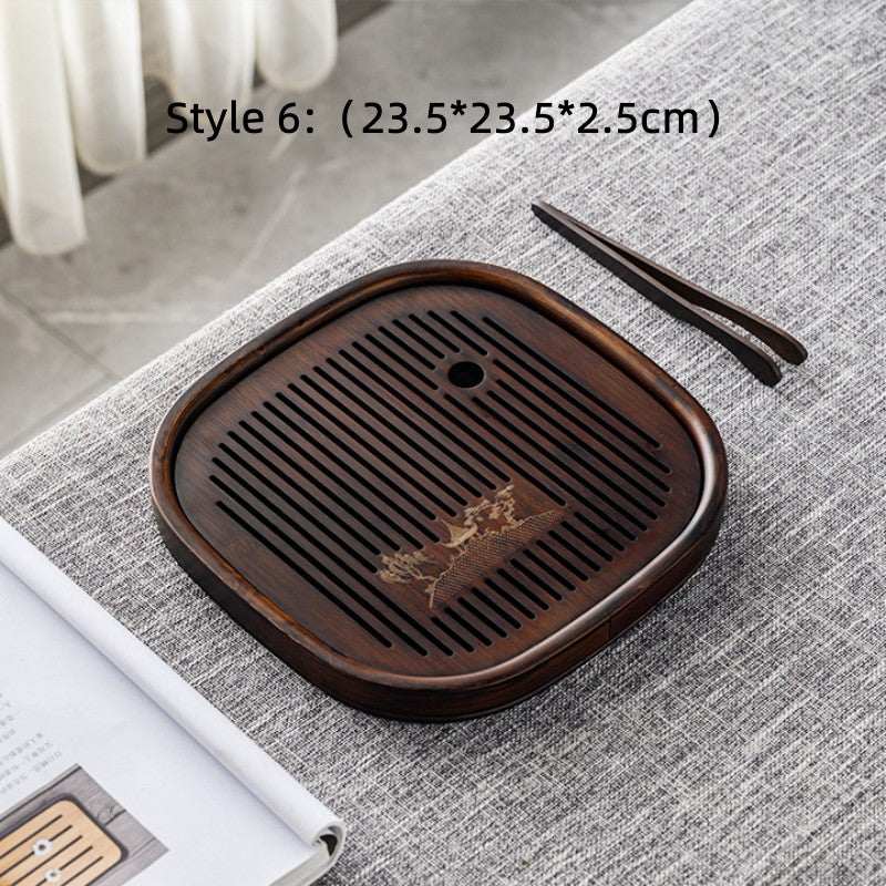 Chinese Wooden Tea Tray with Drainage|Gong Fu tea Tray - TeaCeremonyLife