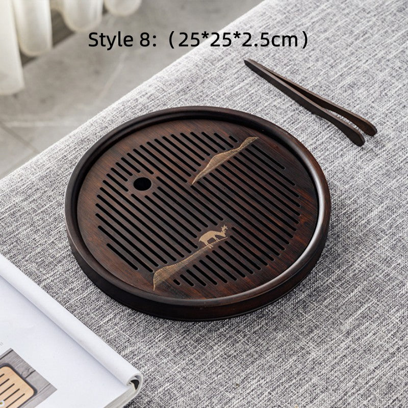 Chinese Wooden Tea Tray with Drainage|Gong Fu tea Tray - TeaCeremonyLife