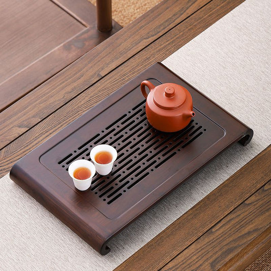 Bamboo Tea Tray with Drainage|Chinese Gong Fu Tea Tray - TeaCeremonyLife