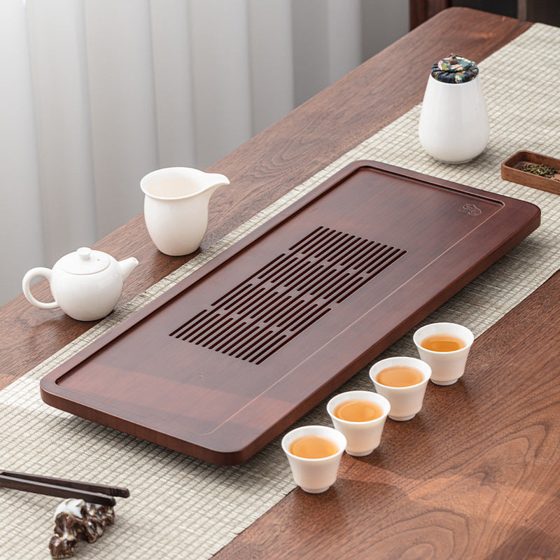 Chinese Wooden Tea Tray with Drainage|Gong Fu Tea Tray - TeaCeremonyLife