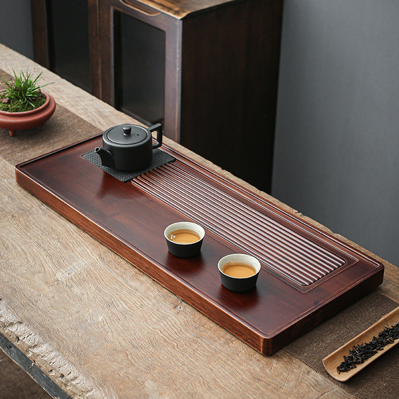 Wood Tea Tray with Drainage|Chinese Gong Fu Tea Tray - TeaCeremonyLife