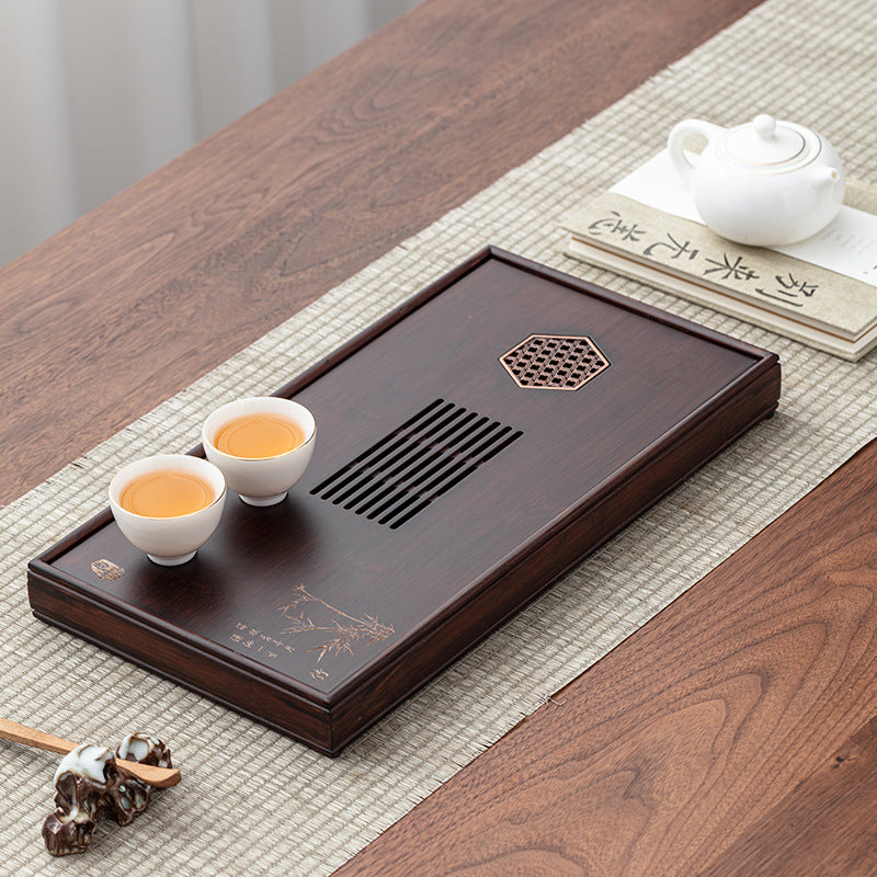 Bamboo Gong Fu Tea Tray with Water Storage|Tea Ceremony Tray - TeaCeremonyLife