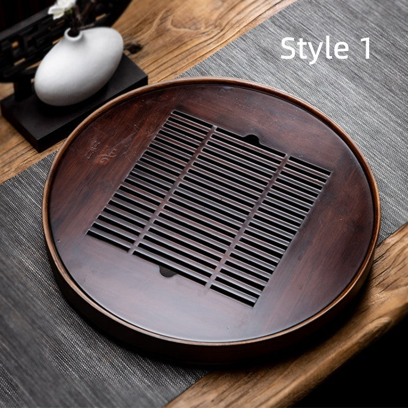 Chinese Wood Tea Tray with Drainage|Gong Fu Tea Tray - TeaCeremonyLife