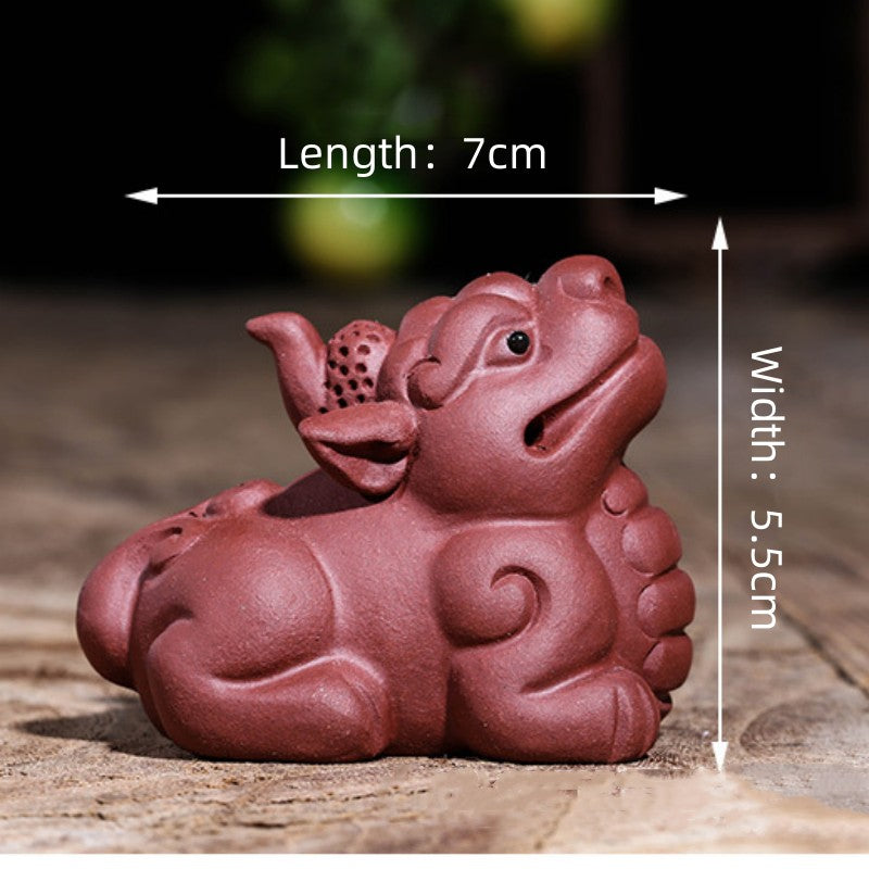 Purple Clay Tea Pet Pixiu|Tea Accessories|Home Decor