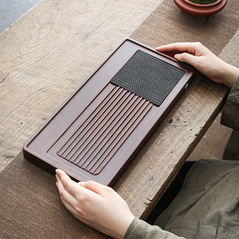 Wood Tea Tray with Drainage|Chinese Gong Fu Tea Tray - TeaCeremonyLife