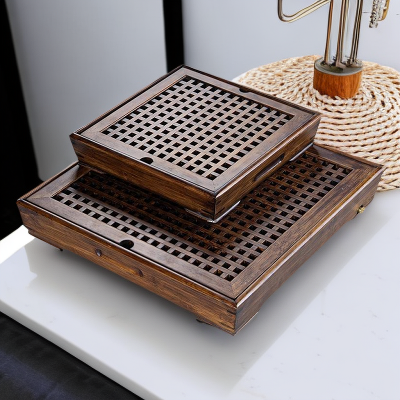 Chinese Bamboo Gong Fu Tea tray With Drainage - TeaCeremonyLife