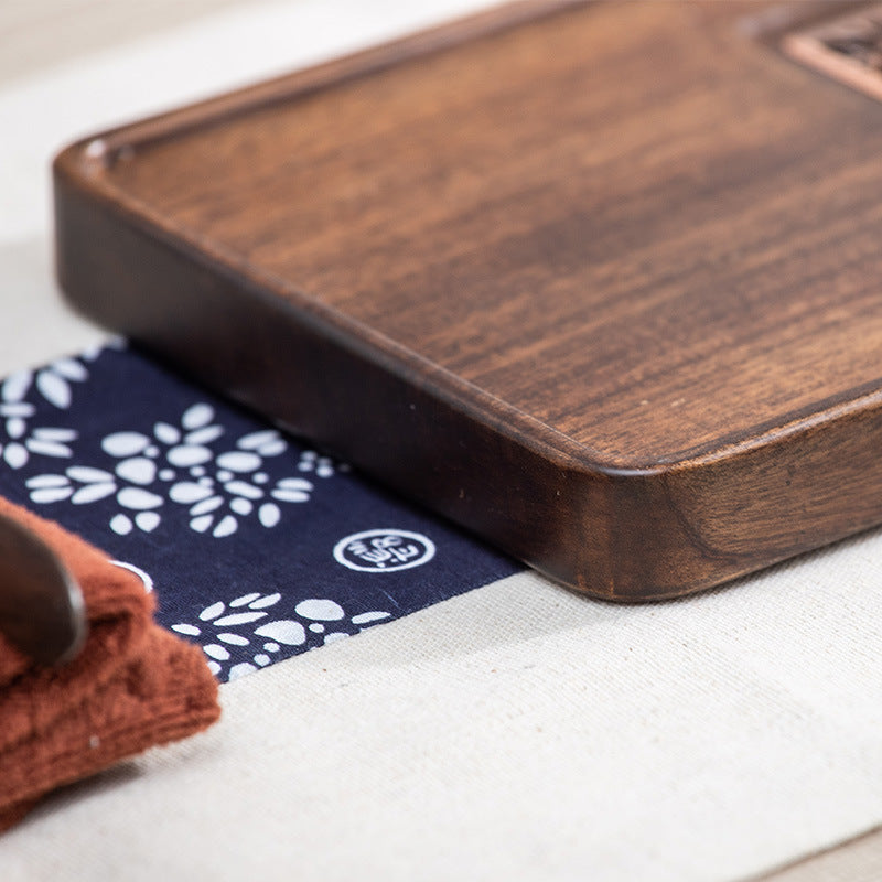 Wood Tea Tray with Drainage|Chinese Gong Fu Tea Tray - TeaCeremonyLife