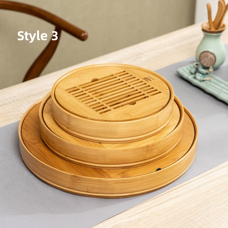 Chinese Wood Tea Tray with Drainage|Gong Fu Tea Tray - TeaCeremonyLife