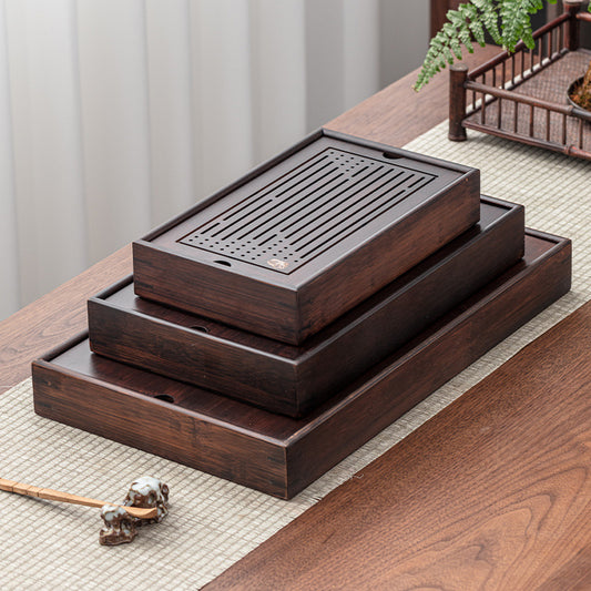 Bamboo Gong Fu Tea Tray with Water Storage - TeaCeremonyLife