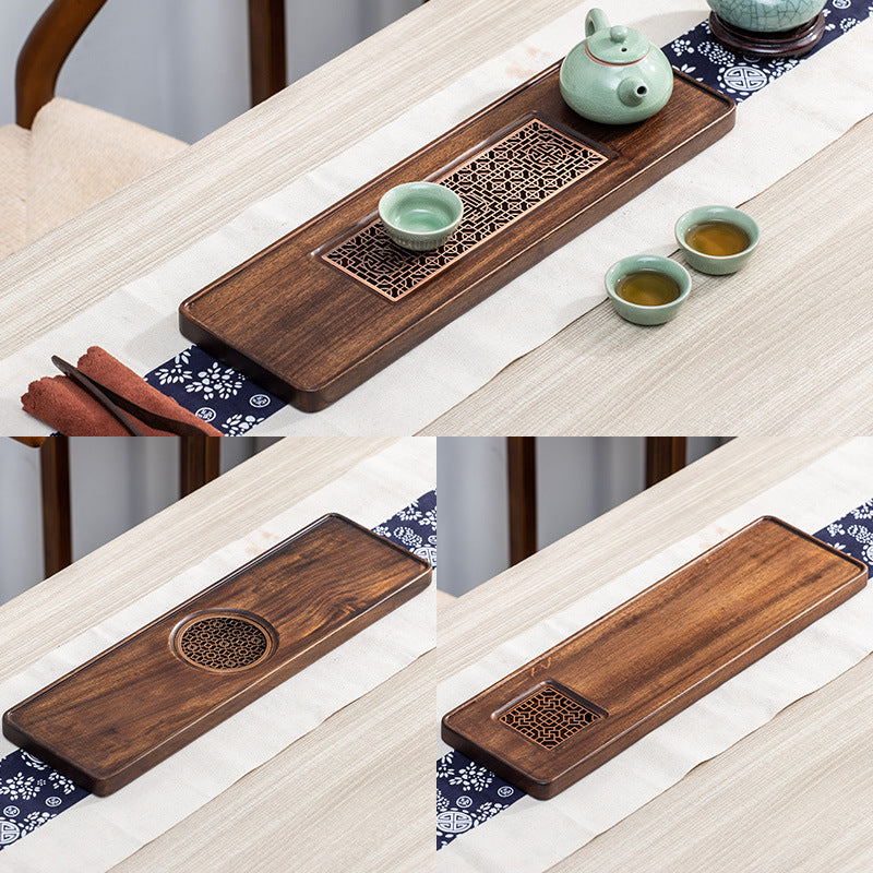 Wood Tea Tray with Drainage|Chinese Gong Fu Tea Tray - TeaCeremonyLife